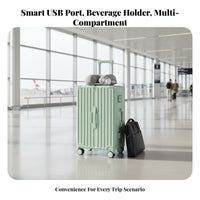 Large Capacity Hardside Luggage Combination Lock Hardside Telescoping Handle Suitcase Scratch-Resistant Hardshell for Travelers, Students, Vacationers, Vacation, Business Trip, Airport, Moving