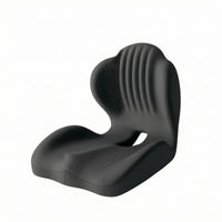 Seat Cushion with Backrest Contoured Support Cushion Pressure Relieving Ergonomic Seat Pad for Office Workers