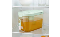 Cold Water Kettle with Tap Temperature Resistant Beverage Dispenser with Spigot Refrigerator Drink Dispenser Portable