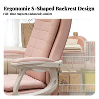 Ergonomic Spinerest Armless Molded Chair Height Adjustable Conference Seat firm pading Foam pad Seating Furniture Sturdy Base for Students, Office Workers, Homeowners, Study Room, Dormitory, Bedroom, Small Spaces