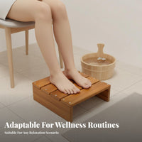 Foot Soaking Stool Anti-Slip Feet Footrest Multi-Functional for Spa, Living Room