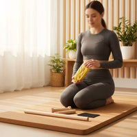 Stable Balance Board Kit with Strap Portable Balance Board Accessory Kit Non-Slip Fitness Equipment for Athletes