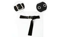 Textile Belt with Buckle Minimalist Eyelet Belt Versatile for All Genders for Women, Dresses, Coats