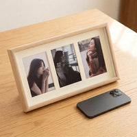 Photo Frame, Multi Photo Frame, 6 inches, Wooden, Tabletop & Wall Mount, Modern Design
