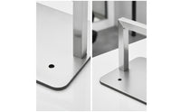 Stainless Steel Salon Chair Footrest Heavy Duty Barber Chair Footrest Polished Foot Plate Rust-Resistant for Hairstylists, Barbers, Barbershop