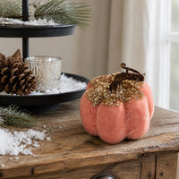 Mini Pumpkin Desktop Ornament for Christmas & Holiday Decor