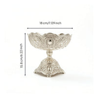 Embossed Dessert Bowl Footed Dessert Bowl Vintage for Table Styling
