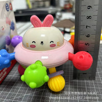 Rabbit Manhattan Ball Spinning Flying Saucer Toy for Babies 0-1 Year, Teething and Grasping Training Toy