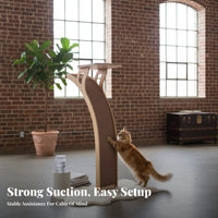 Interior panelMounted Feline Climber Multitiered Design Interchangeable Feline Shelf Set Sharpen Clawsing Surface Pet Furniture