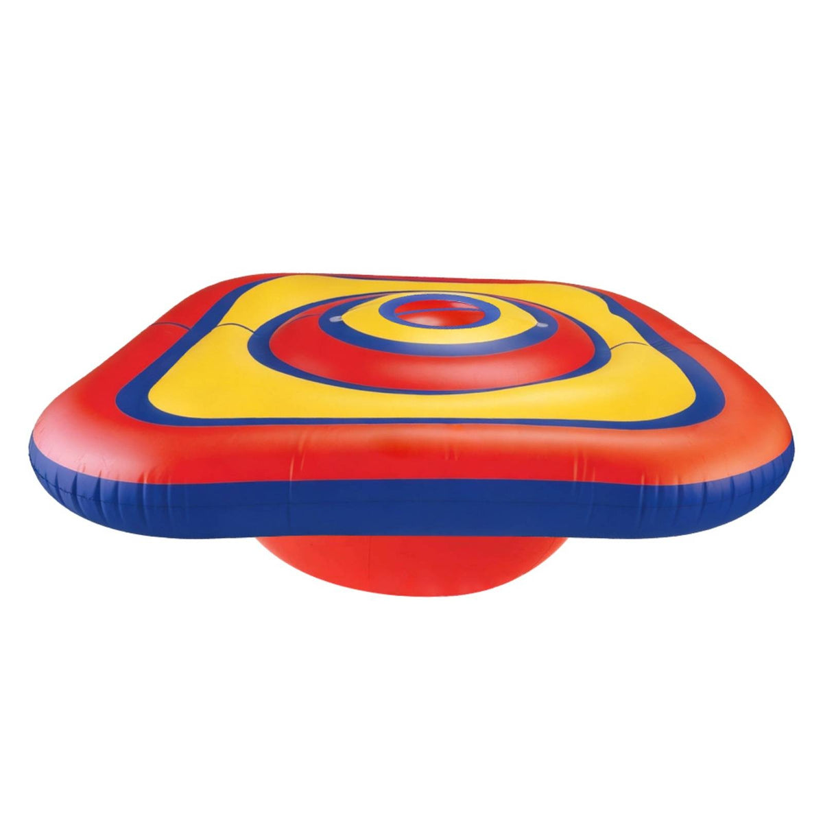 Inflatable Balance Seesaw Circular Graphics PVC Balance Seesaw Team Building Interactive Play
