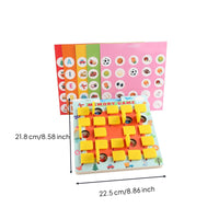 Memory Matching Board Screen Game Board with Flip-Hinged Tiles Exploratory-Style Game for Preschoolers, Kids, Playroom, Homeschool, Classroom