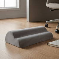 Footrest Cushion Padded Contoured Footrest Cushion Ergonomic Leg Support Pillow Rounded Top Multi-Purpose Use for Office, Travel