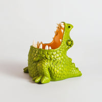 Desktop Dinosaur Pen Holder Sturdy Dinosaur Pencil Holder Funny Stationery Organizer Decorative for Students, Office