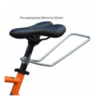 High Stability Stainless Steel Tail Rack Long-Lasting Rear Bike Rack Easy Installation Cycle Luggage Carrier 8 Kg Load Capacity for Bikepackers