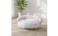 Cat Sofa Color-Blended Pet Sofa Fantasy Creature Raised Pet Bed with Wooden Legs for Cats, Small Dogs, Indoor, Living Room, Bedroom