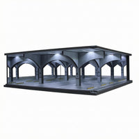 Underground Parking Model Realistic Details 1:64 Scale Garage Acrylic Underground Parking Garage