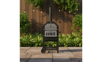 Vertical Briquette Grill Portable Freestanding Briquette Grill Heat-Resistant