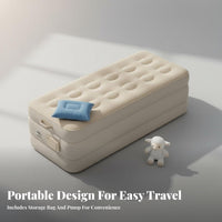 Portable Train Sleeper Bed Widener Compact Storage Inflatable Train Bunk Mattress Long-Lasting Self-Inflating Travel Mattress Easy to Clean for Children, Families