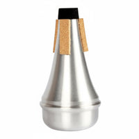 Trumpet Practice Mute Aluminum Alloy Silent Trumpet Sound Dampener Reduction Music Accessory for Beginners, Students, Apartment