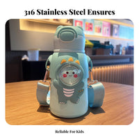 Kids' Insulated Water Bottle Children's Tumbler Double Walled Stainless Steel Tumbler for Students, Young Children, School, Outdoor