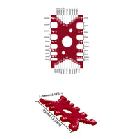 Aluminum Alloy Table Saw Height Gauge Sturdy Table Saw Gauge Precise Measuring for Woodworkers, Carpenters