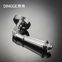 Solid Brass Interior Door Handle with Lock