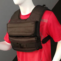 Adjustable Weighted Vest Padded Weighted Training Vest Close-Fitting Minimal Movementunrestricted for Runners, Gym