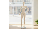 Female Display Mannequin Slim Female Mannequin Commercial-Grade Stable for Boutiques, Shop Window, Clothing Store