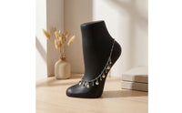 Matte Anklet Display Stand Stable Mannequin Leg Display Professional Jewelry Stand with Base Long-Lasting for Vanity Tables