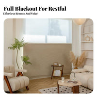 Day and Night Honeycomb Shade Drill Installation Electric Insulated Window Covering Privacy Protection Blackout Cellular Shade for Bedroom, Office