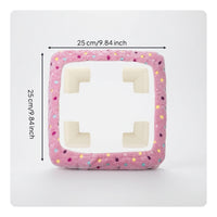 Padded Needle-Frame Cover with Corner Protectors Velvety Hoop Guard Thick Craft Accessory Soft for Embroiderers