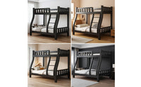 Metal Bunk Bed Space Saving Bunk Bed with Mattresses Heavy Duty Furniture for Teens, Students, Dorm Room, Shared Bedroom