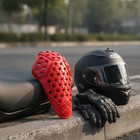 Motorcycle Knee Guards Firm Outer Guard Motorcycle Knee Protectors Ventilated Guard for Motorcyclists, Commuters, Commuting, Circuit Riding