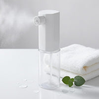 Electric Foaming Bottle Powered Foaming Dispenser White Hair Care Dispenser