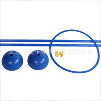 Agility Training Set with Poles, Rings, and Water-Filled Bases for Soccer & Sports Drills
