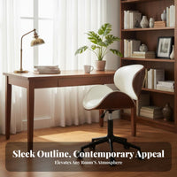 Height Adjustable rotate Bentwood Chair half-centuryera Modern design Bentwood Task Chair Curved Backrest Office Furniture Ergonomic Design for Students, Study Room, Bedroom