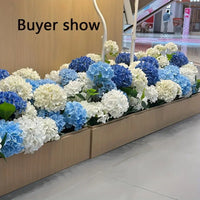 New Artificial Hydrangea Flower 3 Leaves 96 Petals for Wedding Home Decoration and Photography Props
