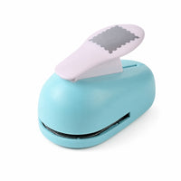 Portable Lever Craft Punch Compact Handheld Paper Punch Palm-Sized Labor-Saving for Crafters, Classroom Crafts