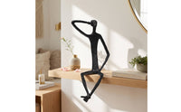 Human Figure Sculpture Slender Cast Iron Figurine Industrial Ornament for Interior Designers, Living Room