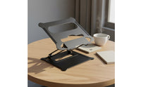 Heat Dissipation Aluminum Laptop Stand Cooling Design Adjustable Laptop Stand Lightweight Computer Accessory Ergonomic for Office, Study