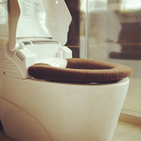 Japanese Style Thickened Stretchable Toilet Seat Cover Warm Soft Pad