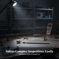 Telescopic Inspection Mirror Stainless Steel Construction 360 Degree Inspection Mirror Pen Fastener Design for Technicians