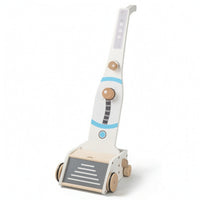 Toy Vacuum Cleaning Machine Interactive Wooden Toy Vacuum Child-Sized for Young Children, Daycare