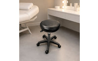 Height Adjustable Swivel Stool Stitched Border Home Seating
