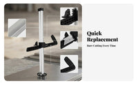 Perforated Handle Adjustable Drywall Cutter Vertical Metal Body Folding Gypsum Board Cutter Portable