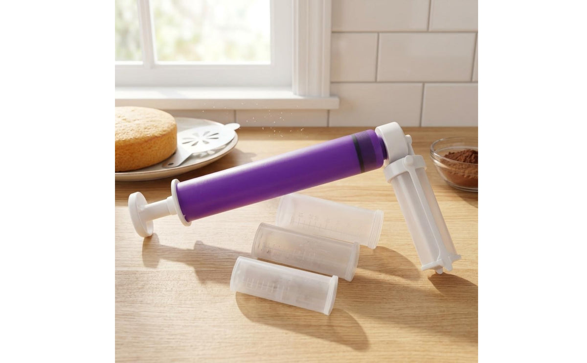 Manual Cake Violet Barrel Cake Translucent Cups Manual Decorating Tool