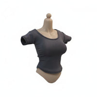 Doll T-Shirt Short Sleeve Action Figure T-Shirt Scoop Neck