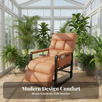 Extendable Footrest Foldable Reclining Desk Chair Breathable backrestrest Ergonomic Rolling Chair Support Office Furniture Adjustable Headrest for Students, Remote Workers, video game enthusiasts, Dorm Room, Bedroom