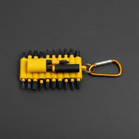 22 Pieces S2 Steel High-Rotational Force Driver Bit Set Long-Lasting Portable Screwdriver Bit Kit High Hardness Anti-Slip for Technicians