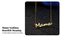 Mama Necklace Elegant Design Mother Necklace Versatile Design for Moms, Moms
